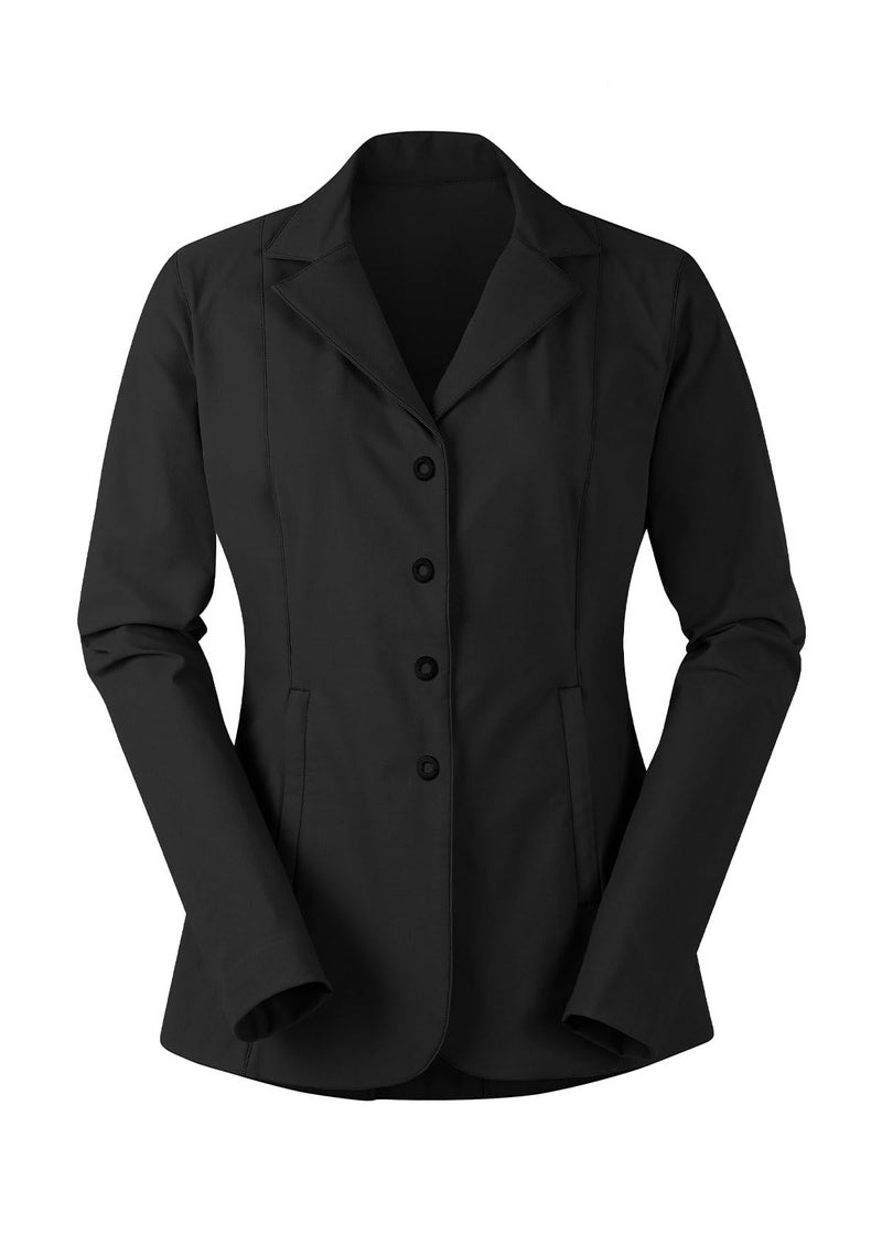 Kerrits Stretch Competitor Koat 4-Snap Black Size: M - Image 1
